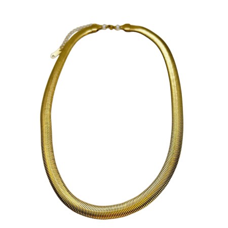 chain gold steel 8mm snake1